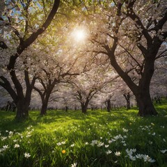 Obraz premium tree in spring