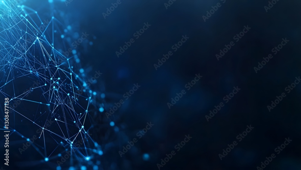 Aufkleber abstract digital network globe