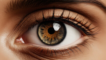 Naklejka premium close up of eye