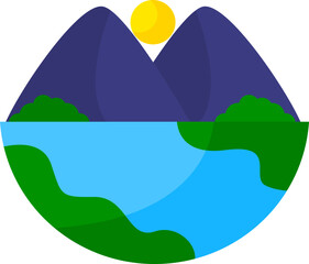 Nature Earth Surface View