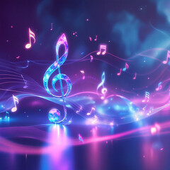 Title: Melodic Galaxy: A Symphony of Colors