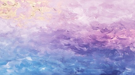 Obraz premium Dreamy Abstract Painting with Soft Pastel Colors and Textures