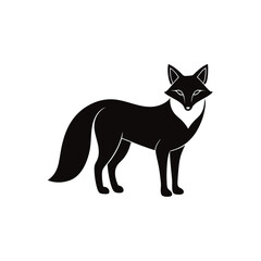 Fox Vector Silhouette Detailed Design