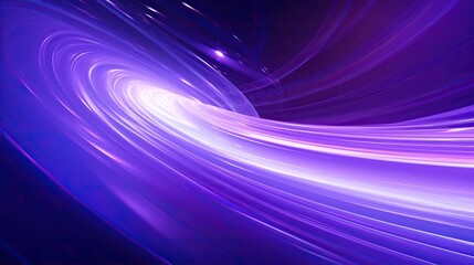 Fototapeta premium Elegant Purple Abstract Background with Curved Lines and Light Effects. Dynamic Image for Presentation and Graphic Design Use