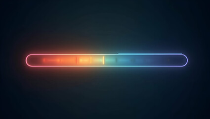 Flat Holographic progress bar showing completion stages from To Do to Done concept as Visualizing task progress through futuristic digital tools in  Simple flat cute vector illustration of  smart busi