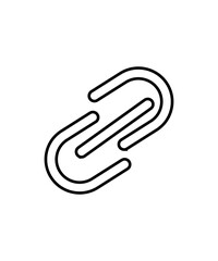 Link icon with thin outline