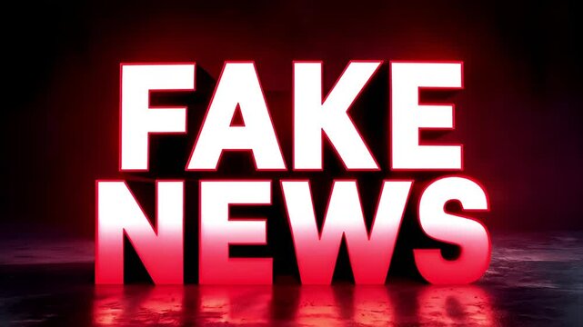 Fake News concept intro.news concept