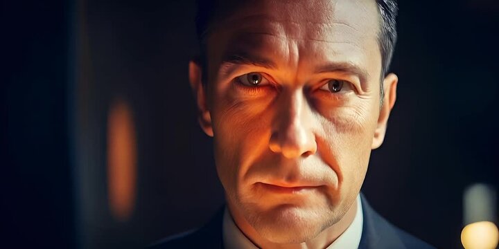 business leader holds a radiant light bulb aloft, symbolizing the transformative power of fresh ideas and visionary creativity