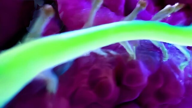 3D Render of a Parasite in the Human Intestinal Tract