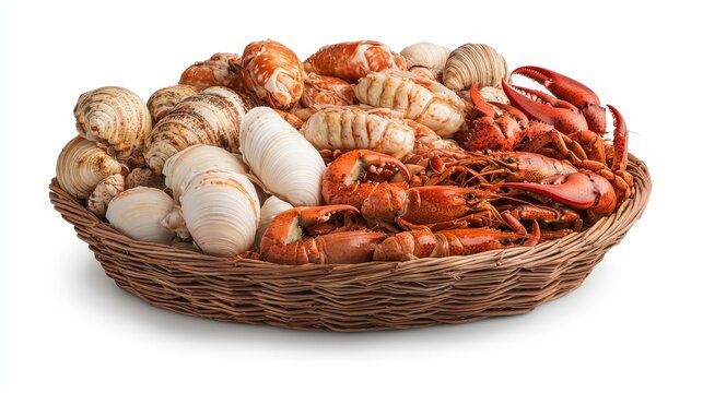 Elegant seafood dinner featuring gourmet lobster and prawns in a coastal setting