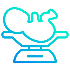 Fototapeta premium Baby Weight Icon