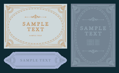 アンティーク　ビンテージ　フレーム飾り枠
