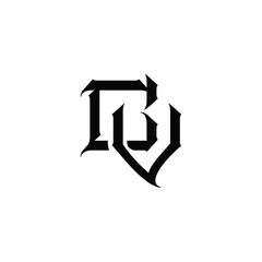 CV monogram logo design letter text name symbol monochrome logotype alphabet character simple logo