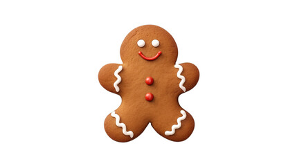Delicious Gingerbread Biscuit on Transparent Background – Christmas Special
