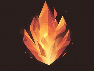 Fiery Crystal
