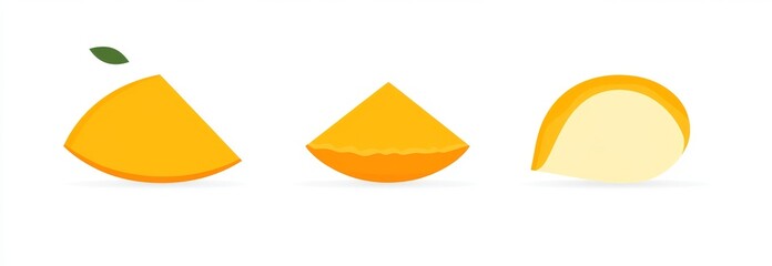 Three desserts were presented: a tiny apple pie topped with a red apple, mango sticky rice garnished with green leaves, and layered baklava filled with nuts