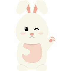Obraz premium Cute Rabbit Illustration