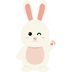 Cute Rabbit Illustration