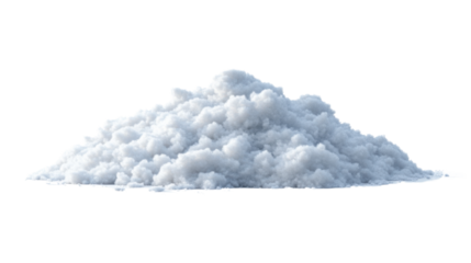 snow  isolated on a white background