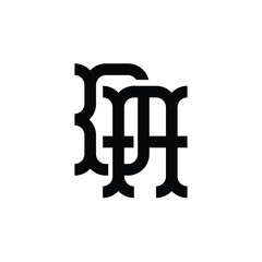 DA monogram logo design letter text name symbol monochrome logotype alphabet character simple logo