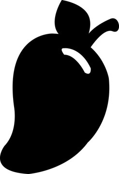 recommend clip art: a mango fruit silhouette vector illustration, fruit, juice