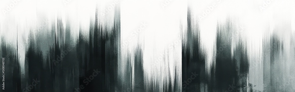 Aufkleber Abstract pencil strokes create a gradient transition from dark to light in a minimalist style