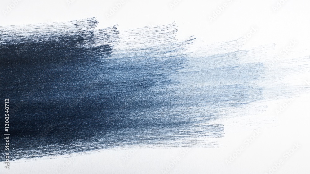 Poster Abstract pencil strokes create a dynamic gradient transitioning from dark to light shades on a blank canvas