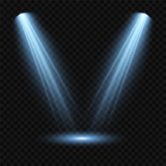 Light blue Star, Soft Sunny Sparkle. Glowing abstract isolated light effects lens. Spotlight and Star with Bokeh and Dust Effect. Glowing Abstract. Lens flash, explosion, spark.