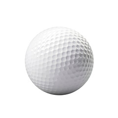 White Golf Ball on PNG Background &ndash; Hobby & Competition

