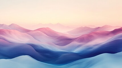 Tranquil pastel canvas featuring seamless gradients and subtle hues in a peaceful design. 