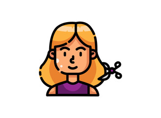 Set icon of an Beauty Treatment Hair Cut