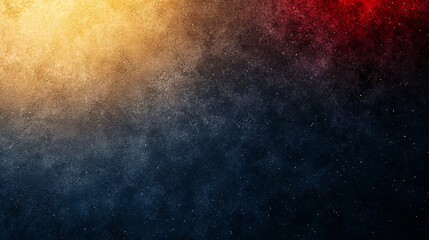 Fototapeta premium vibrant gradient background featuring warm hues of orange and red blending into deep blue, creating cosmic atmosphere with subtle star like speckles