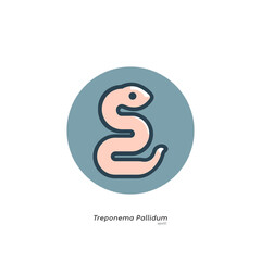 Treponema pallidum logo template