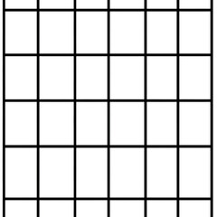 An abstract geometric pattern featuring black squares in a grid layout.