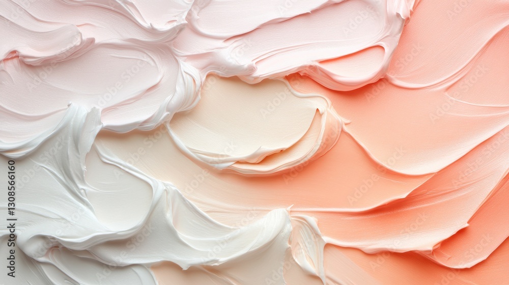 Poster Textured backdrop with soft gradients of pink and white creating an elegant visual effect