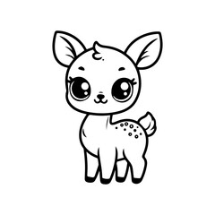 a illustration of deer