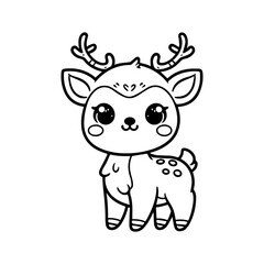 a illustration of deer