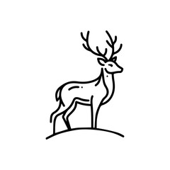 a illustration of deer