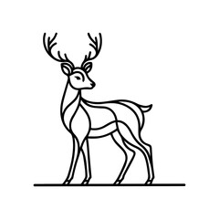 a illustration of deer