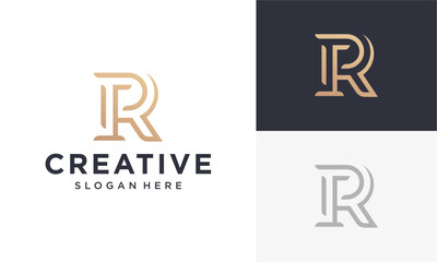 initial r vector logo	