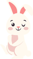Cute Cartoon Rabbit