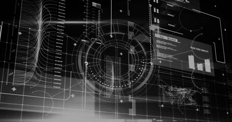 Image of data processing over scope scanning