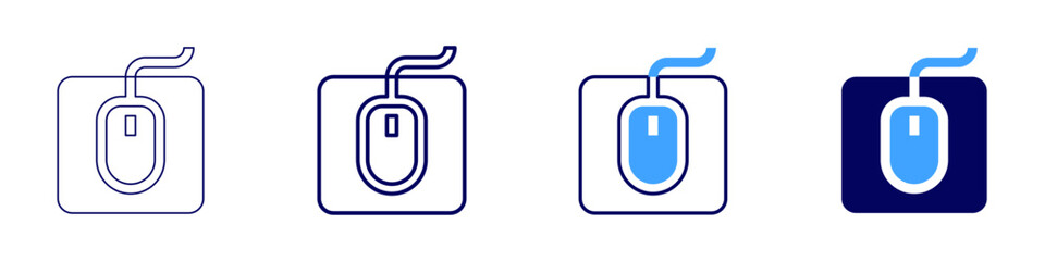 Gaming comfort icon in 4 different styles. Thin Line, Line, Bold Line, Duotone. Duotone style. Editable stroke