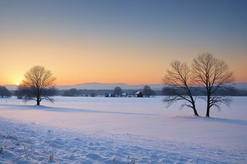 a field of snow