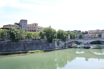 Obraz premium Blick in das Zentrum der Stadt Rom in Italien 