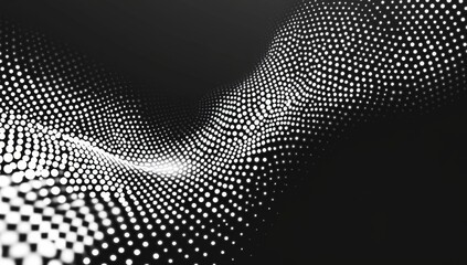 Abstract Dot Wave Design
