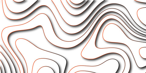 Modern background for covers, invitations, posters, banners, flyers. Abstract papercut and color multi layer gradient on vector green pattern background. Modern paper cut topography water map cover 