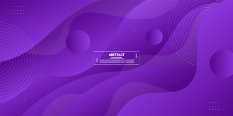 Abstract 3D wave design with minimal purple background for banner cover, book flyer and other graphic design elements. Vector Eps10