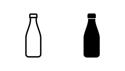 Bottle icon vector. bottle sign and symbol