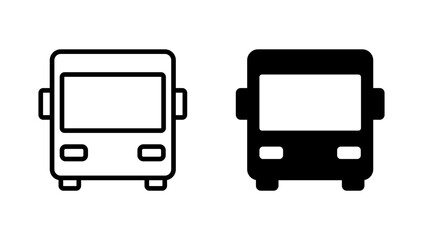 Bus icon vector. bus sign and symbol